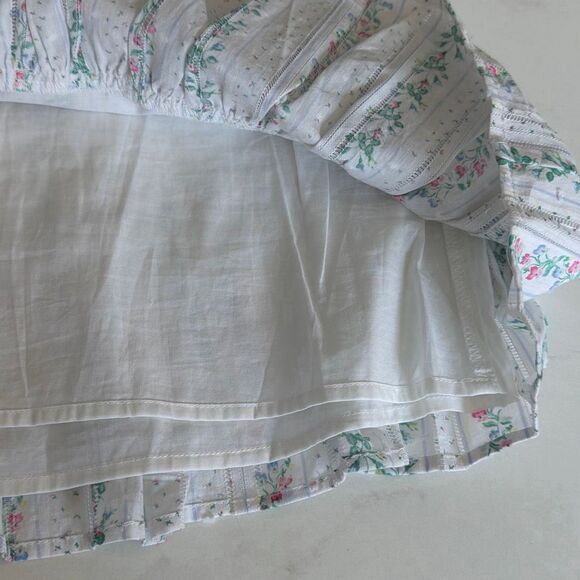 Janie and Jack Floral Puff Sleeve Chiffon Dress Size 18 - Picture 6 of 9